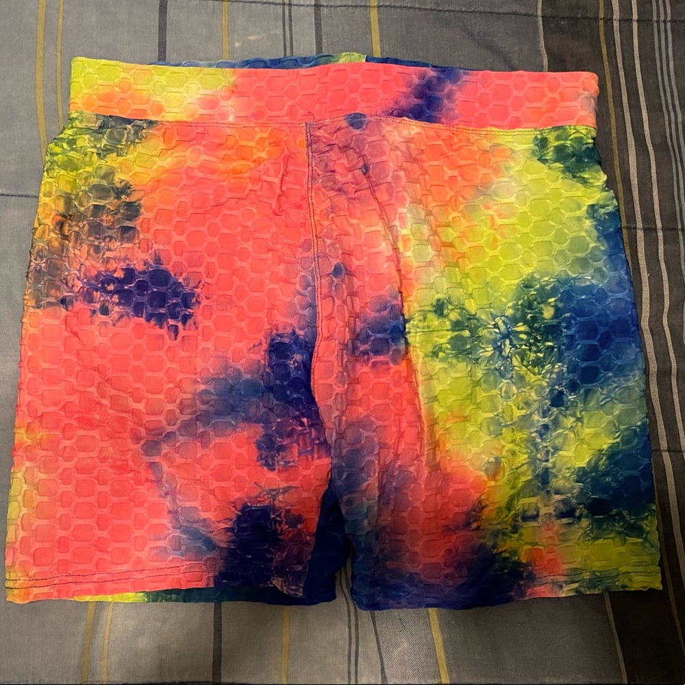 Chances R Tie-Dye Legging Shorts 3X